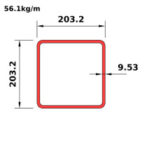 HS203x203x9.5