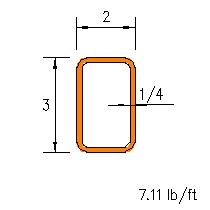 HSS 3x2x0.250