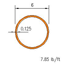 HSS 6x0.125