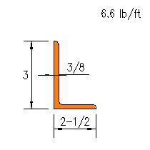 L 3x2.5x0.375