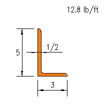 L 5x3x0.500