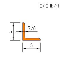 L 5x5x0.875